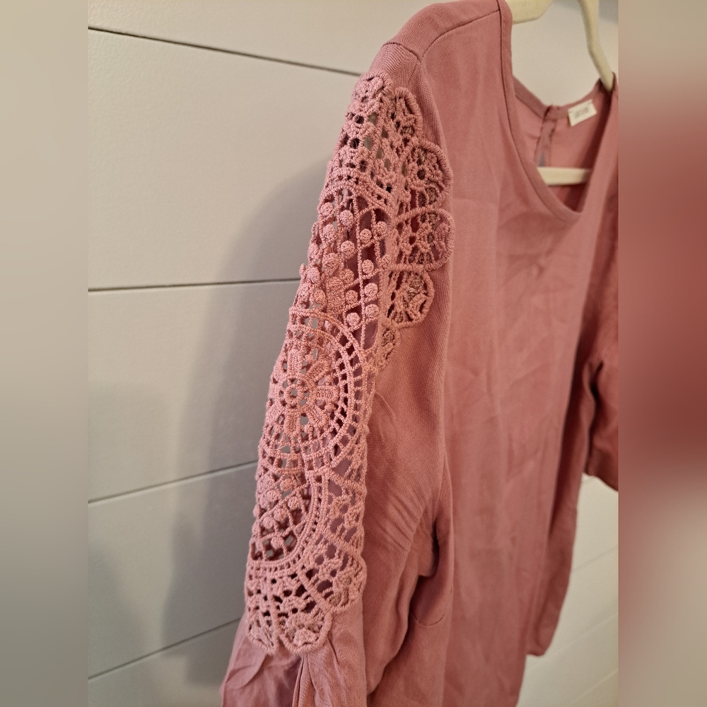 Lace Sleeve Blouse
